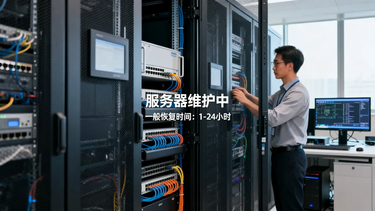 服务器维护中是什么意思，服务器维护中一般多久恢复？