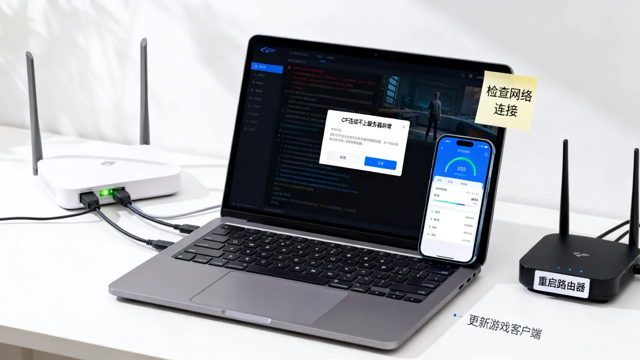 为什么CF老是连接不上服务器异常，CF连接异常怎么解决？
