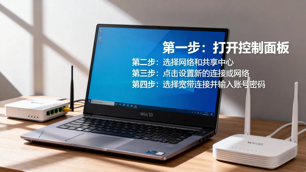 win10怎么直接连宽带连接服务器吗，宽带连接服务器详细步骤