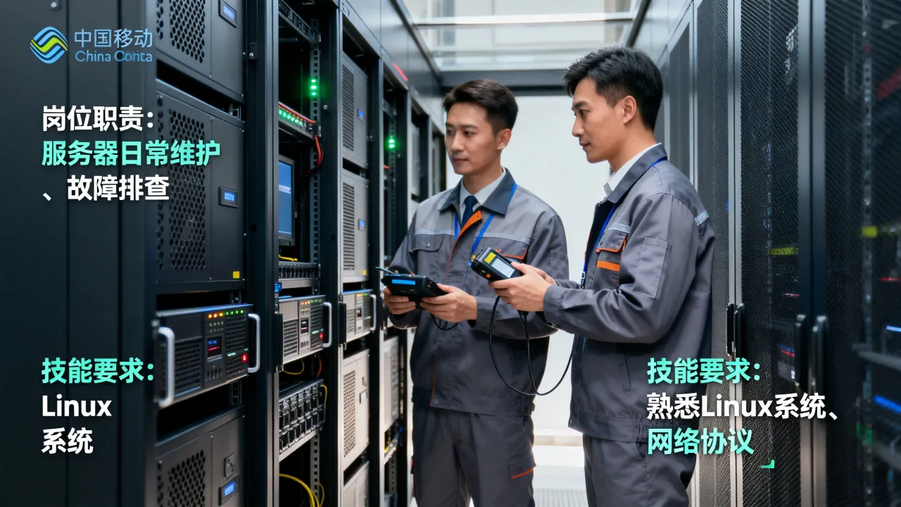 移动招服务器运维吗，中国移动服务器运维招聘要求有哪些？