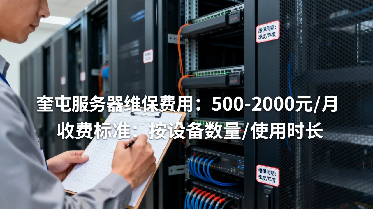 奎屯维保服务器费用要多少钱？，服务器维保怎么收费
