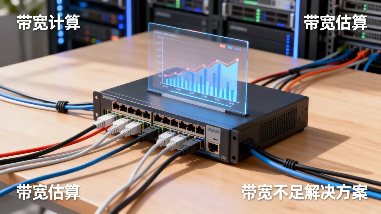 服务器带宽怎么计算，带宽大小如何估算，带宽不足怎么办