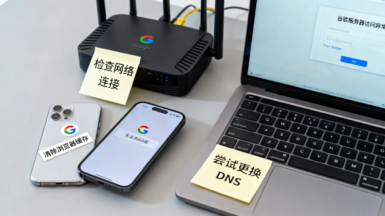 移动宽带打不开谷歌怎么办？谷歌服务器访问异常如何解决？