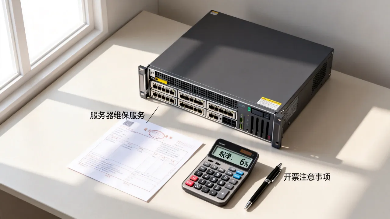 服务器维保发票几个点？服务器维保开票税率是多少个点？