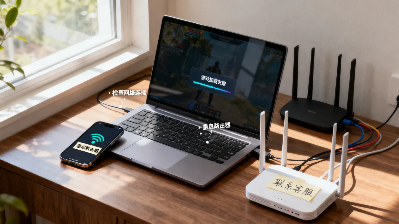 快点为什么服务器出错，游戏加载失败网络卡顿怎么解决？