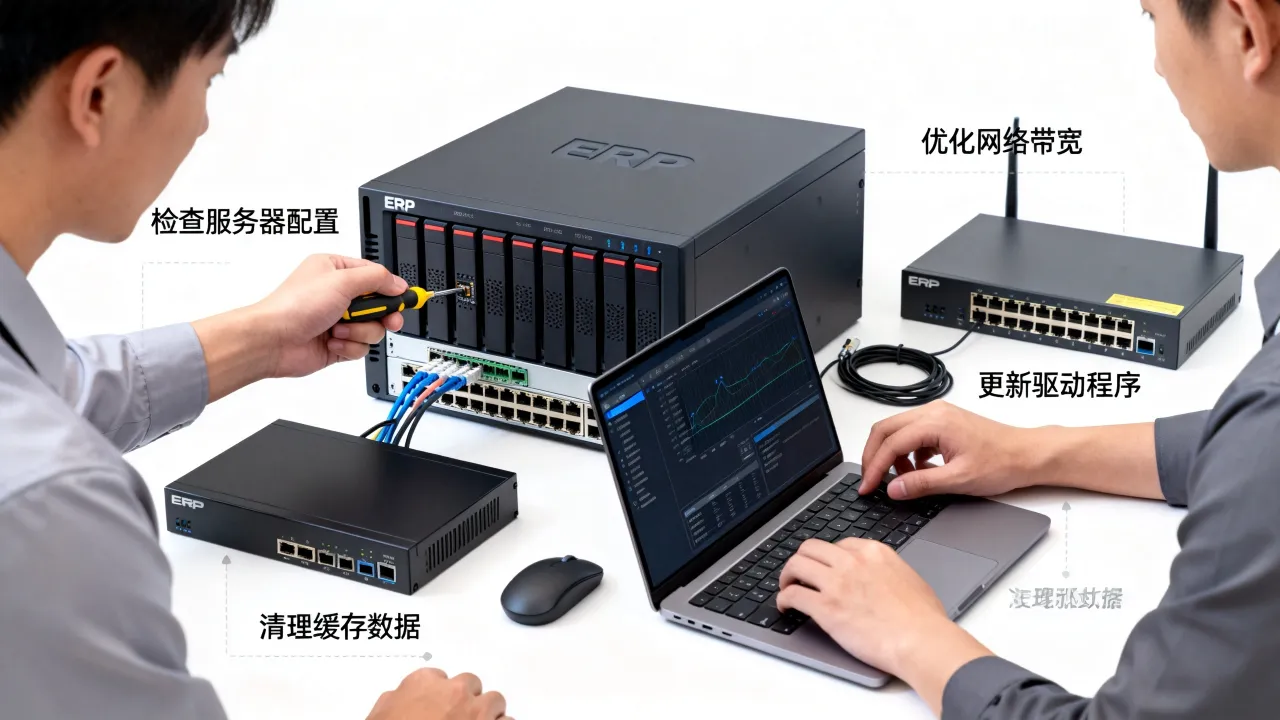 ERP服务器网速慢怎么解决？ERP服务器网速慢如何优化提升