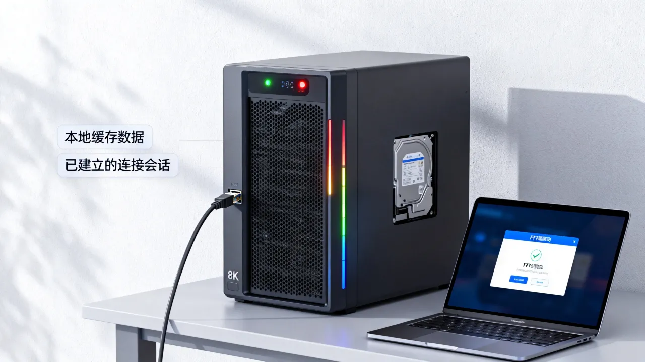 FTP服务器断网为什么还能连接，ftp断网后为何仍能连接