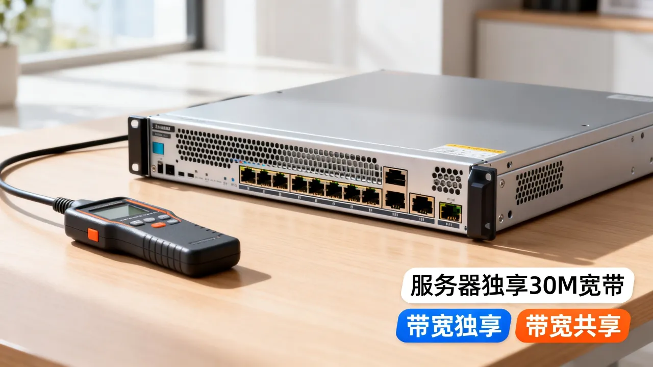 服务器独享30M宽带够用吗，服务器带宽独享和共享哪个好