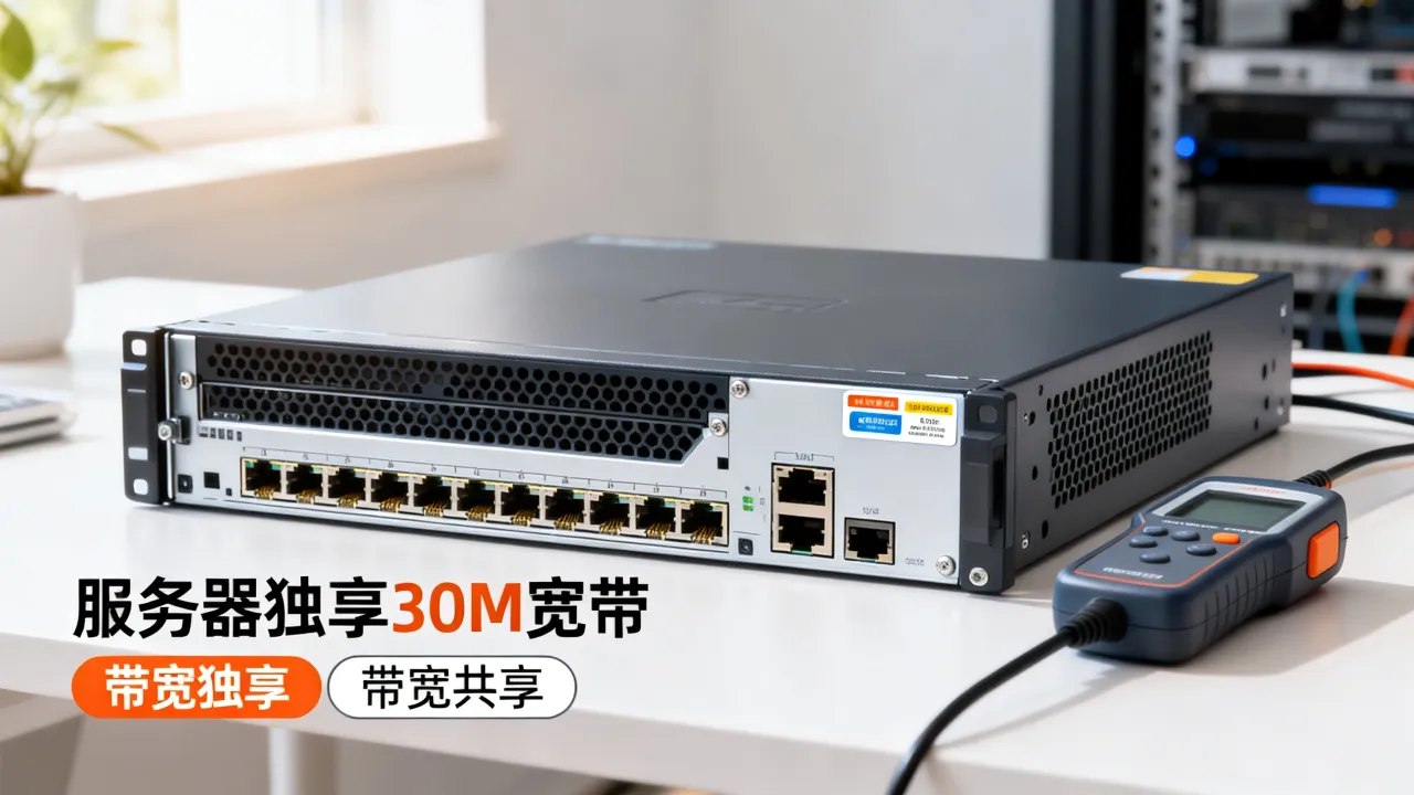 服务器独享30M宽带够用吗，服务器带宽独享和共享哪个好