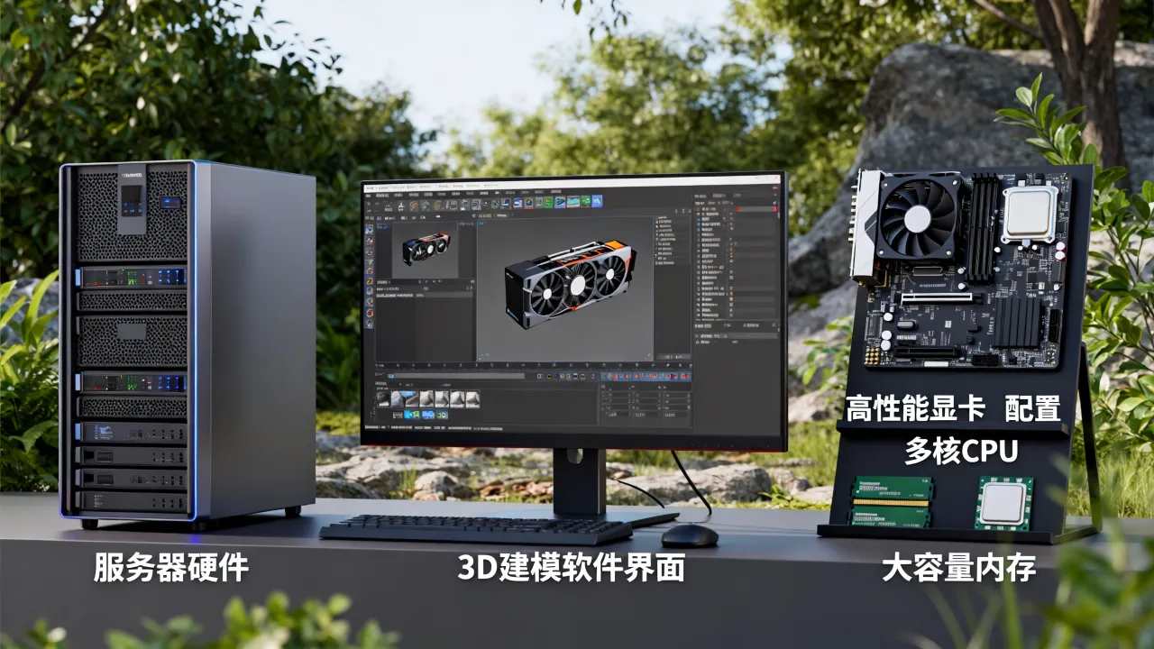 服务器三维动画怎么制作，三维动画制作需要什么配置？