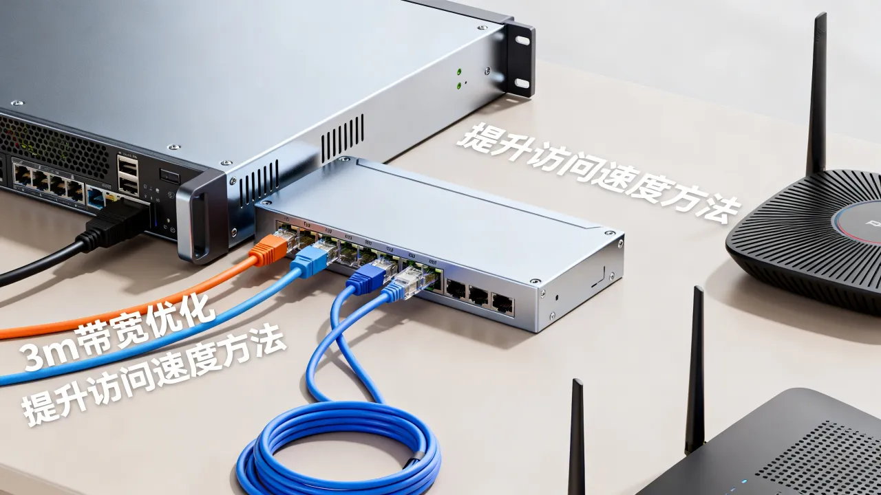 服务器3m带宽网速慢怎么办，如何提升服务器访问速度？