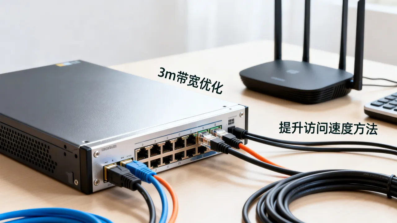 服务器3m带宽网速慢怎么办，如何提升服务器访问速度？