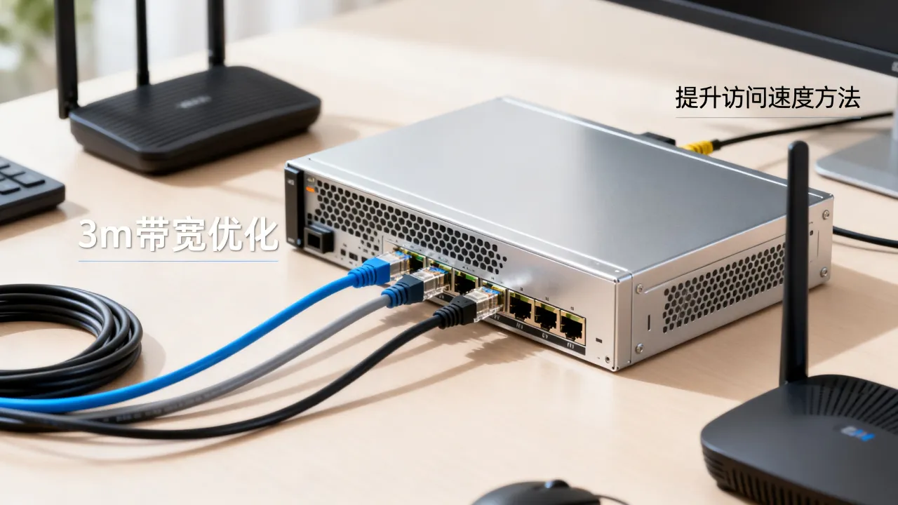 服务器3m带宽网速慢怎么办，如何提升服务器访问速度？