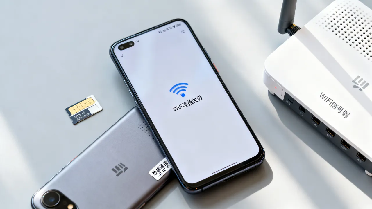 WiFi显示服务器连不上但数据能用为什么，wifi连不上流量能用怎么回事