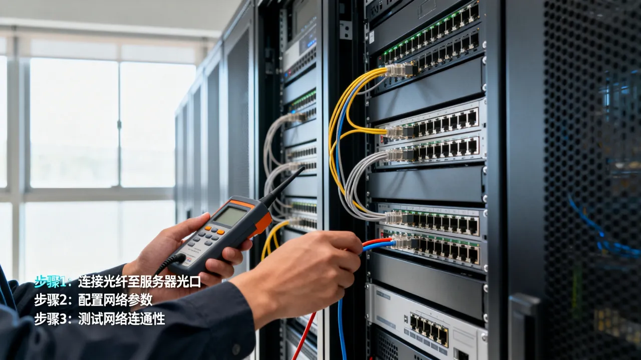专线宽带怎么接服务器，企业专线接入服务器配置步骤
