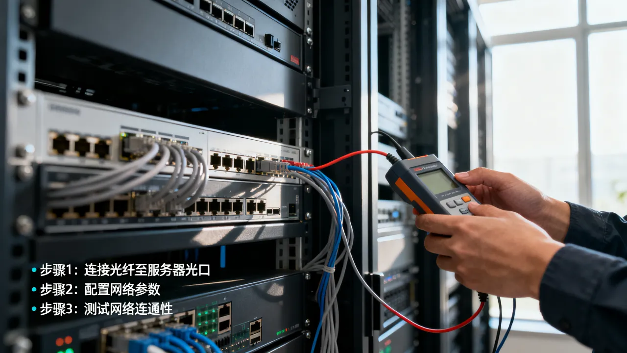 专线宽带怎么接服务器，企业专线接入服务器配置步骤