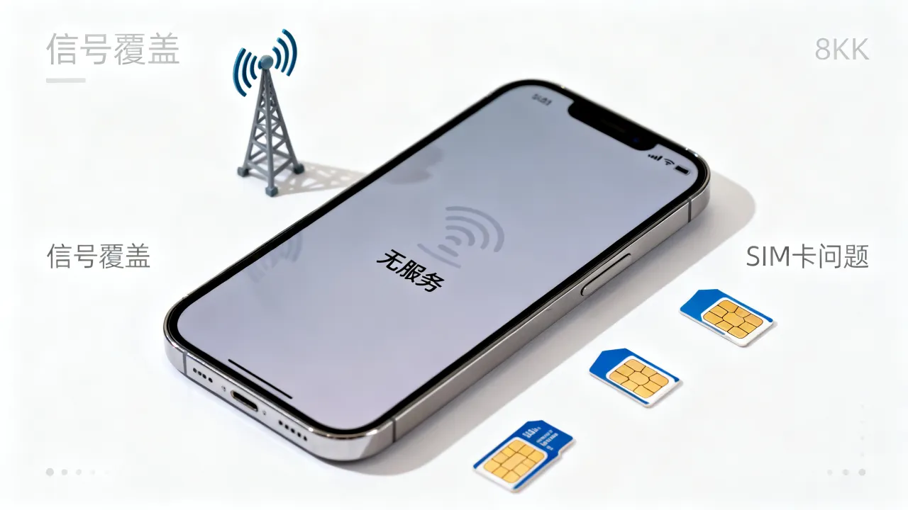 为什么iphone后也无服务器？iPhone无服务怎么回事