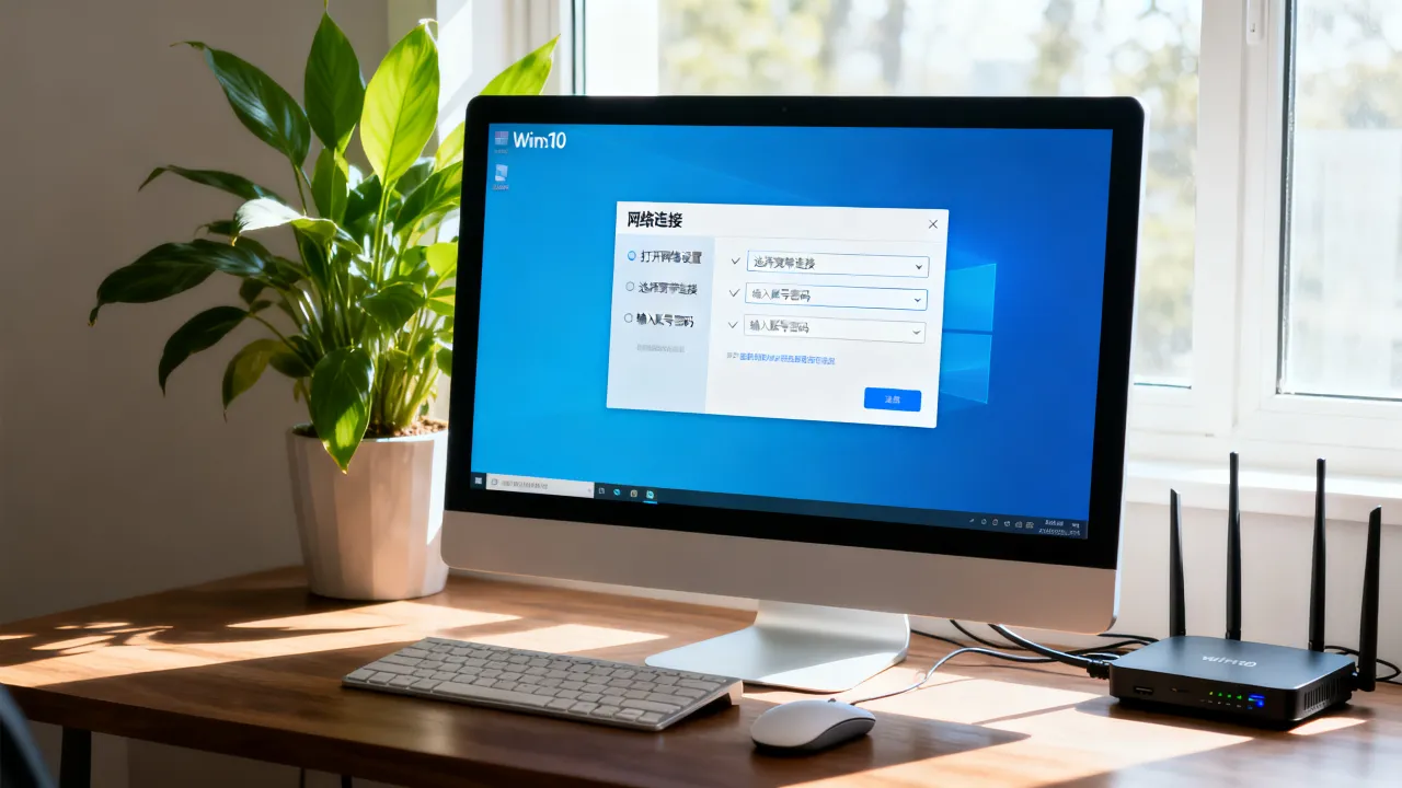 win10系统如何连接宽带连接服务器？连接不上怎么解决？