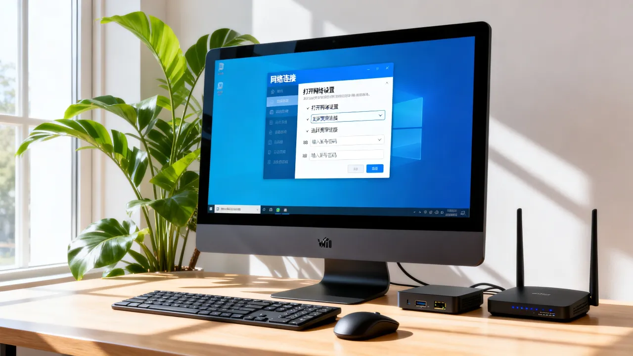 win10系统如何连接宽带连接服务器？连接不上怎么解决？