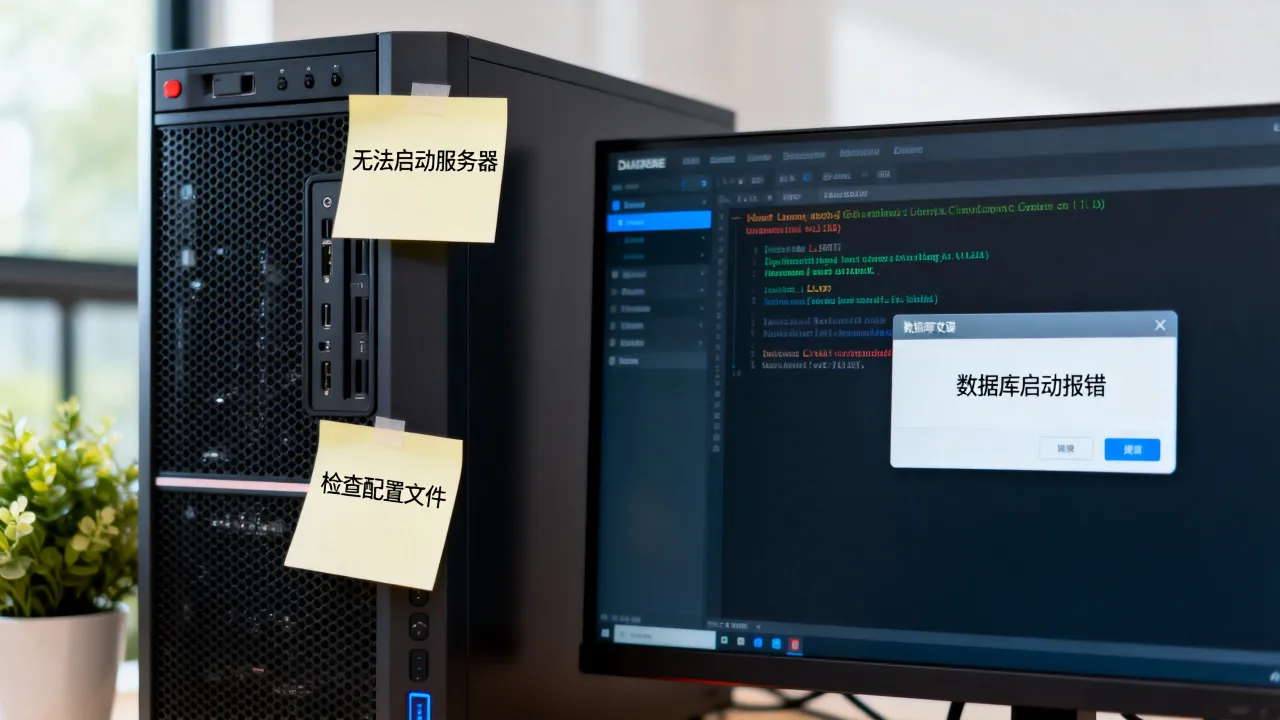 为什么我的SQL无法启动服务器失败，数据库启动报错如何解决