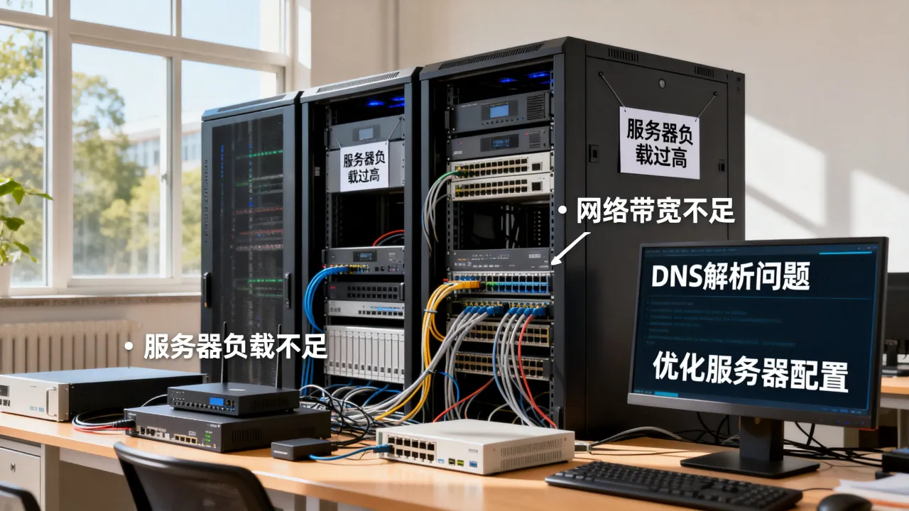 为什么学校官网服务器经常打不开，网站访问慢怎么解决