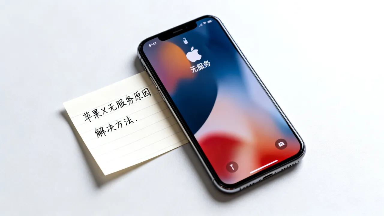 苹果x为什么无服务器，苹果x无服务怎么解决？