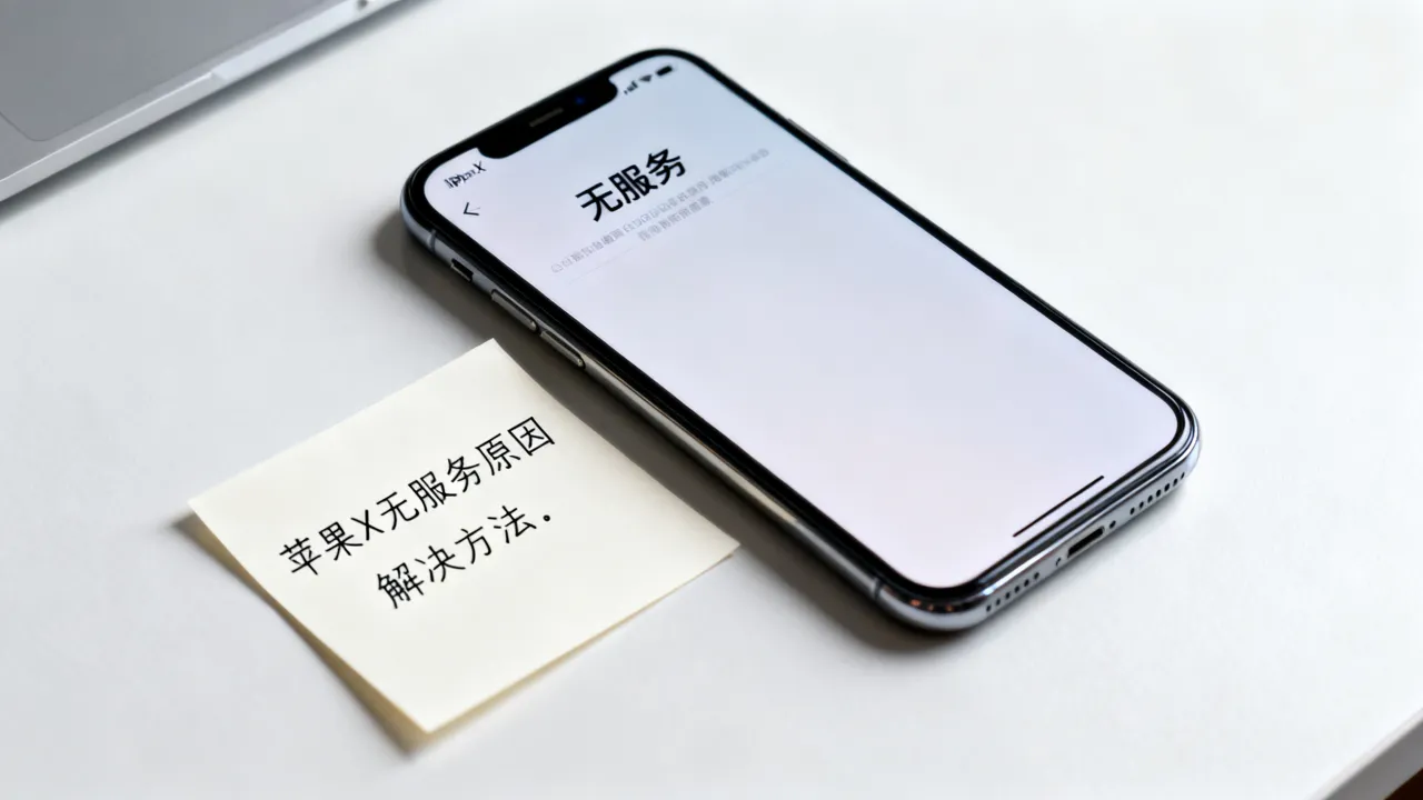 苹果x为什么无服务器，苹果x无服务怎么解决？