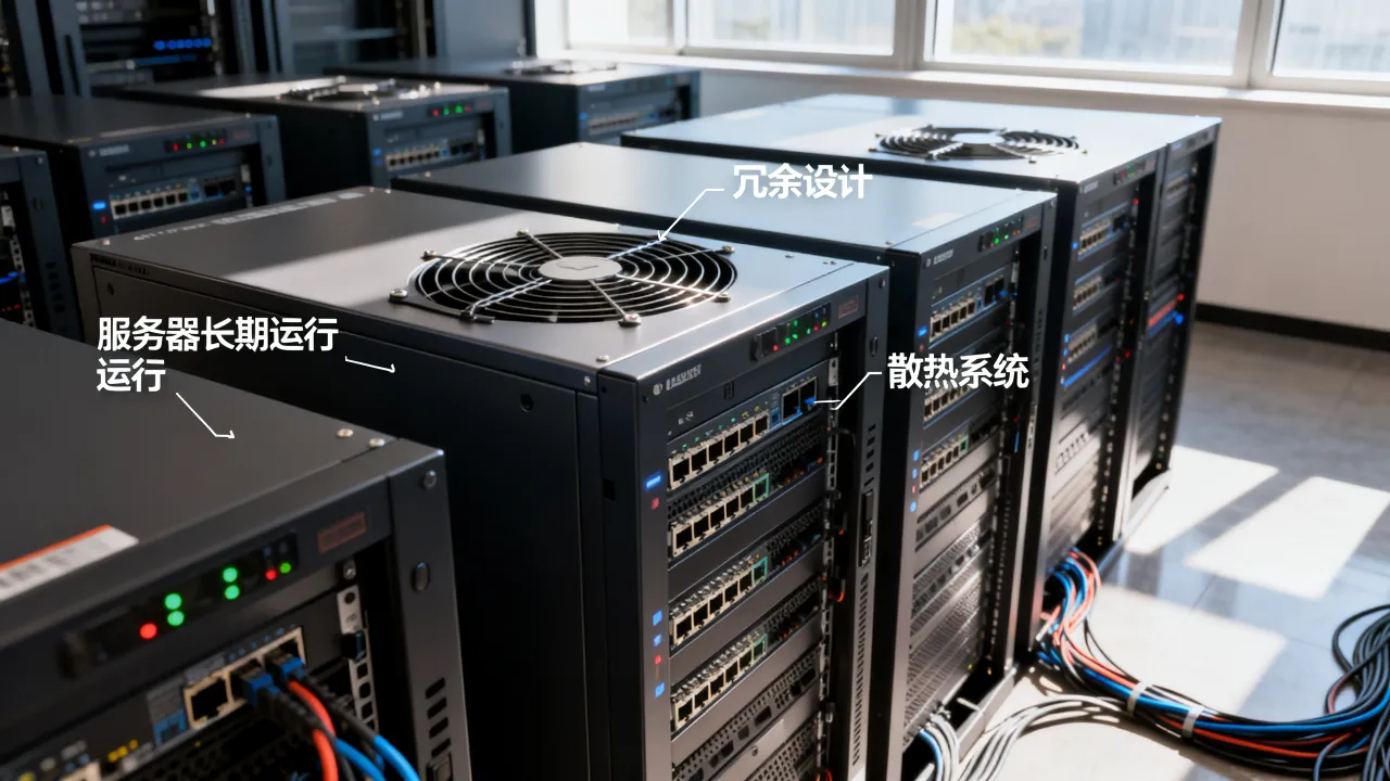 钉钉为什么不停服务器，服务器长期运行不关机的原因？