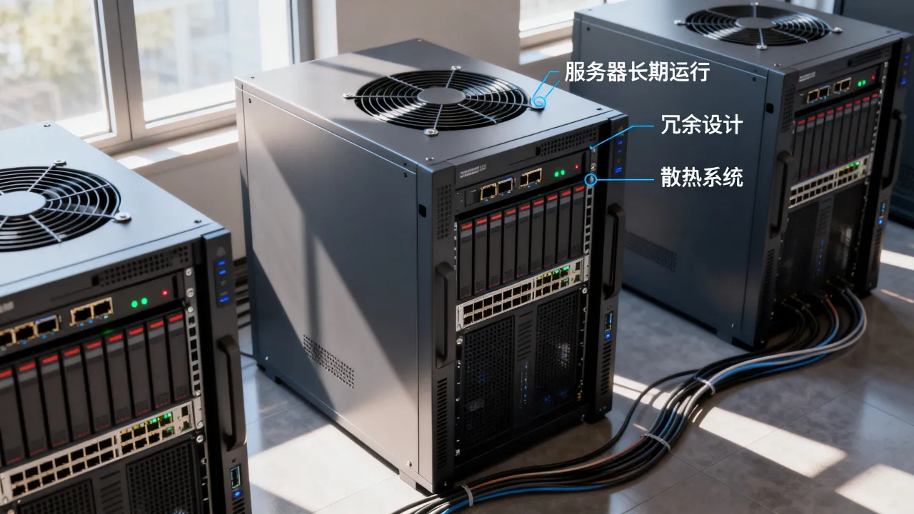 钉钉为什么不停服务器，服务器长期运行不关机的原因？