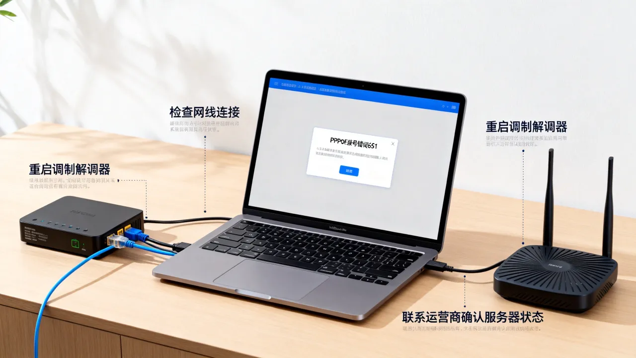 宽带连接PPPoE服务器失败原因？PPPoE拨号错误651解决方法
