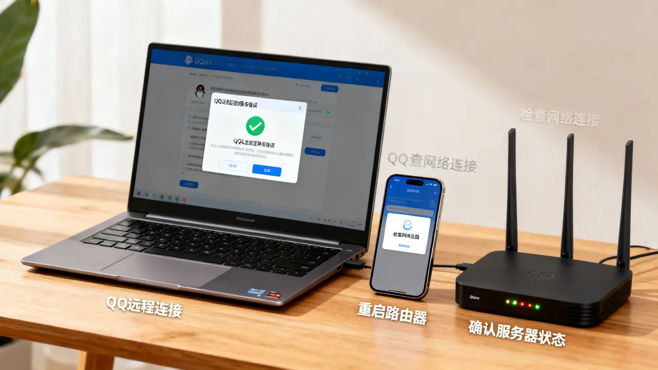 为什么QQ不能远程连接服务器,QQ远程连接服务器错误怎么办?