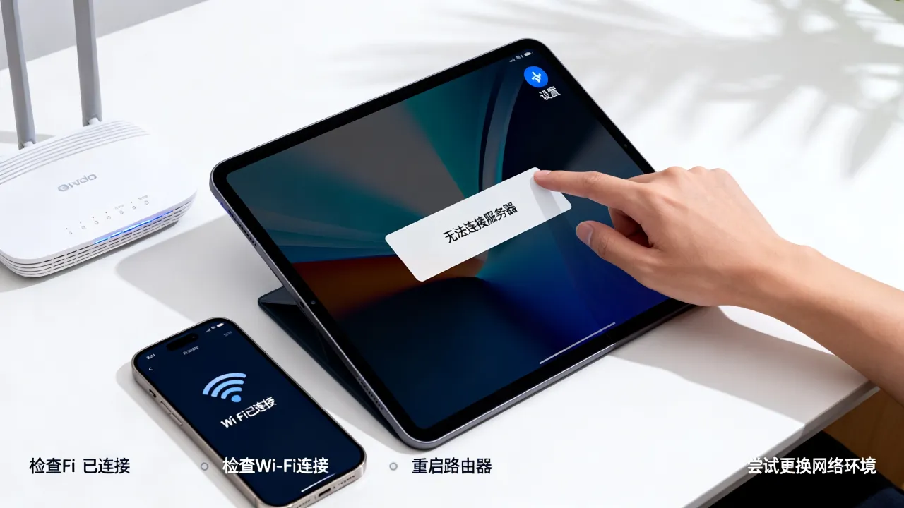 ipad为什么显示无法连接服务器,连接失败怎么办 ipad为什么显示无法连接服务器,连接失败怎么办