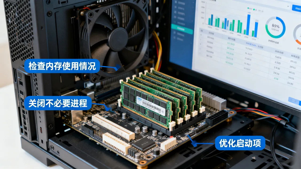 网维服务器内存占用过高怎么办，如何降低内存占用优化性能？