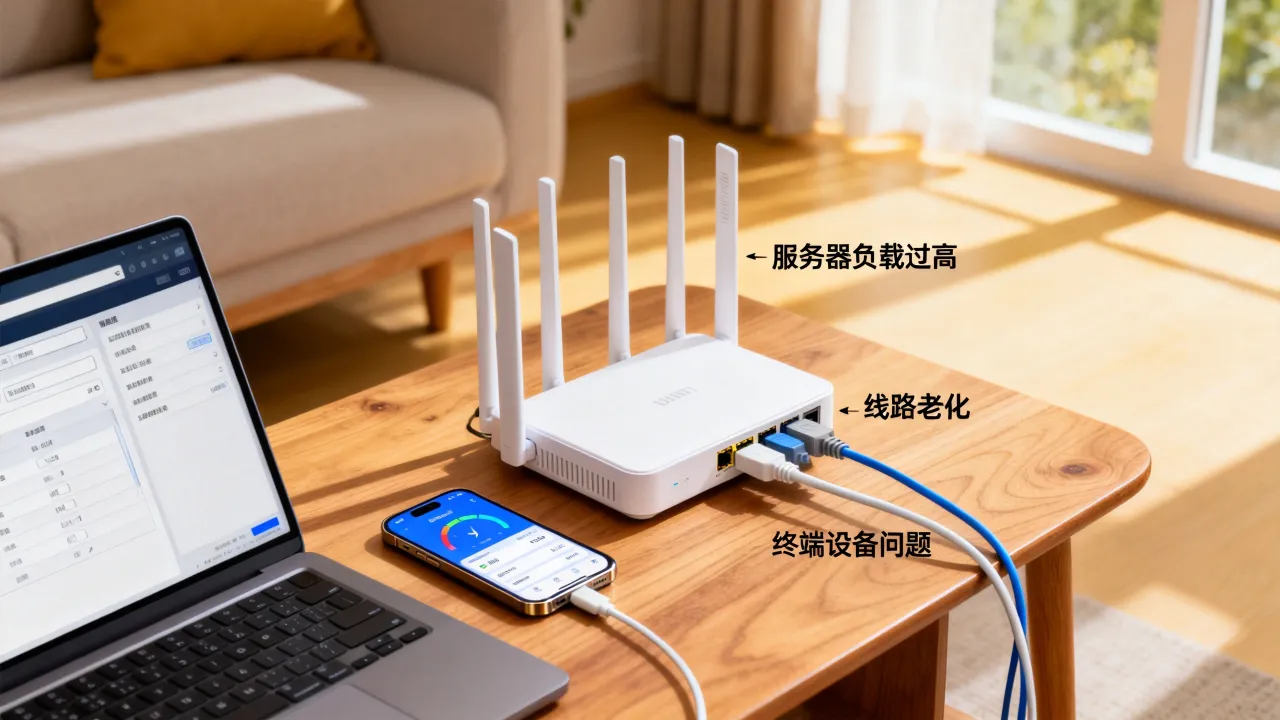 移动宽带服务器太慢是什么原因？移动宽带网速慢怎么解决