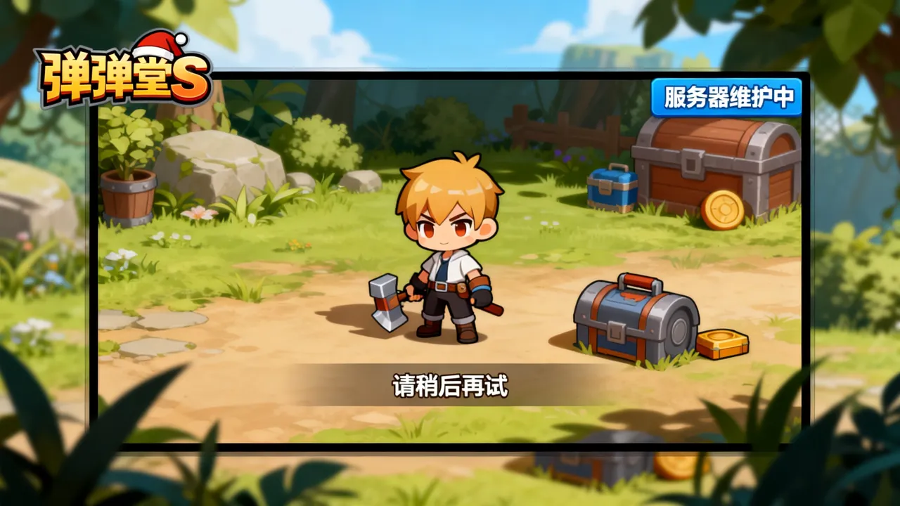 九游弹弹堂s为什么没有服务器，是永久关服还是维护？