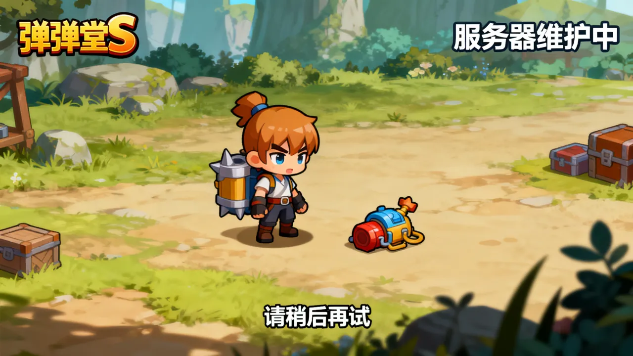 九游弹弹堂s为什么没有服务器，是永久关服还是维护？