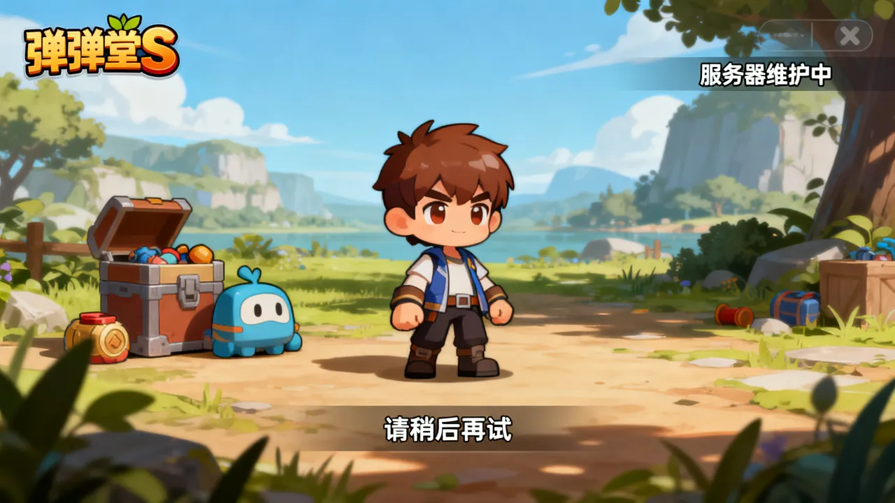 九游弹弹堂s为什么没有服务器，是永久关服还是维护？