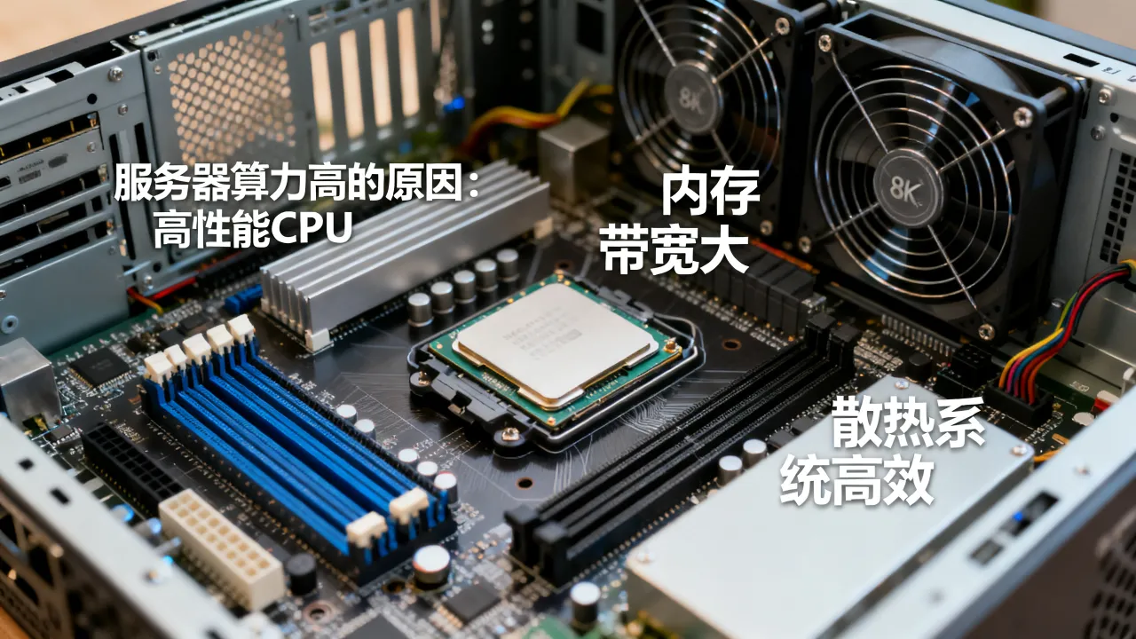 为什么服务器的算力高，服务器算力高的原因是什么
