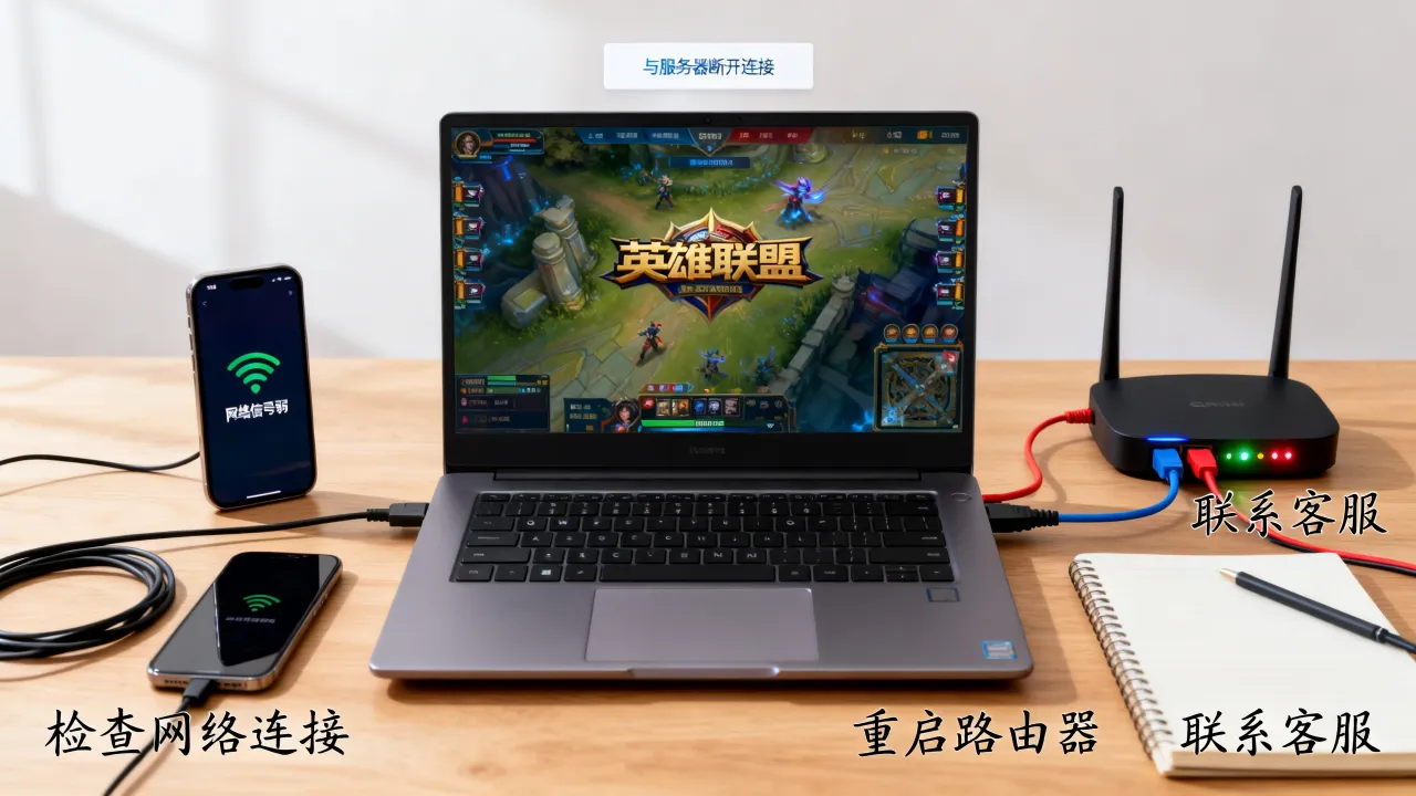 为什么LOL和服务器断开连接?LOL连接失败怎么解决?
