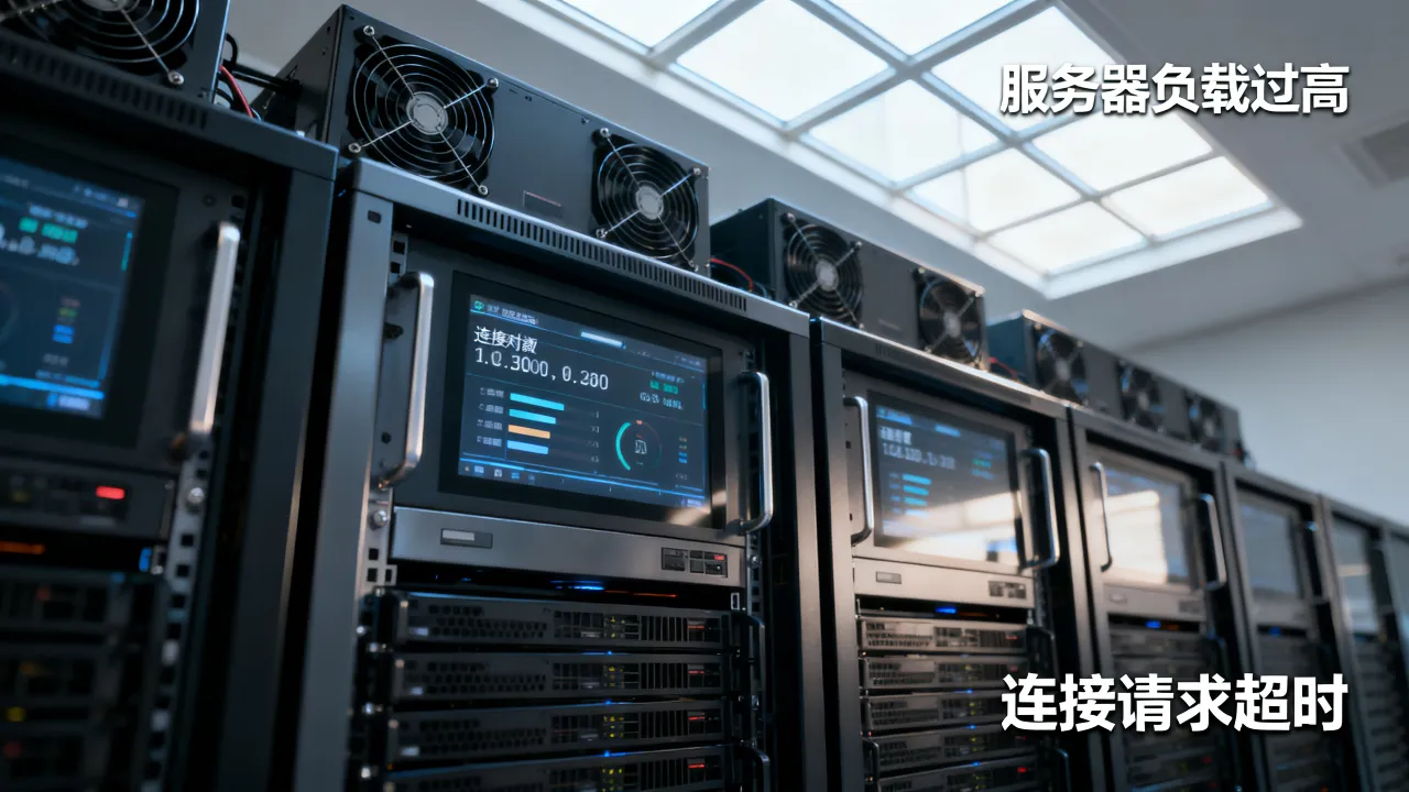 服务器满进不去为什么，服务器爆满连接不上怎么办