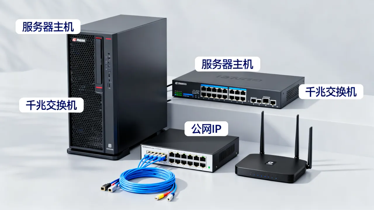 千兆宽带怎么配服务器，千兆宽带搭建服务器需要什么配置和公网IP
