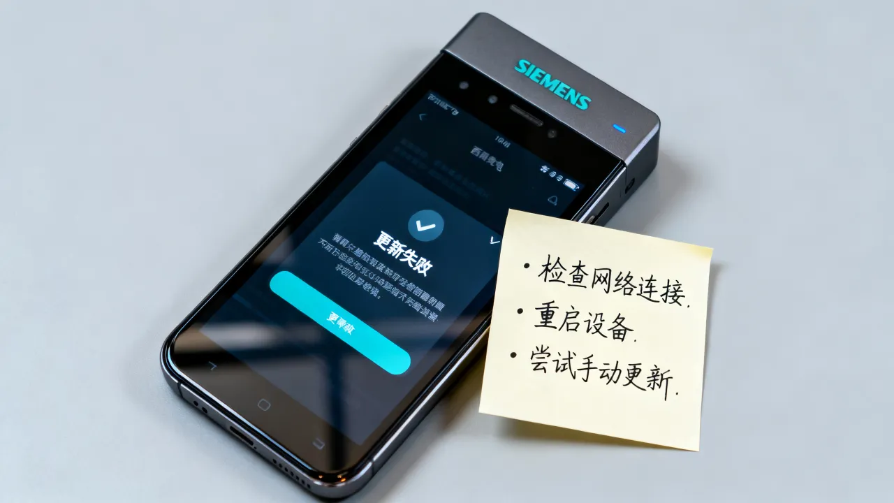 西门子updated为什么更新失败？更新失败怎么办