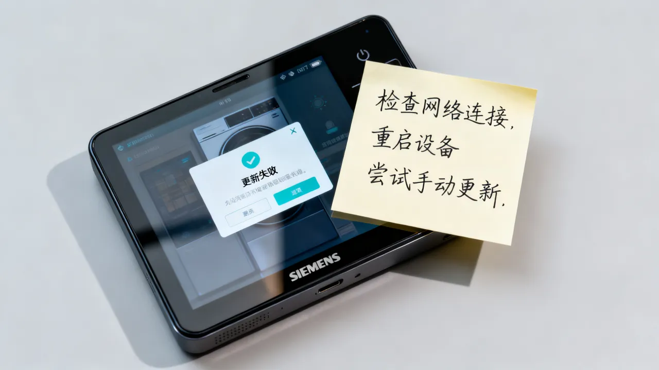 西门子updated为什么更新失败？更新失败怎么办