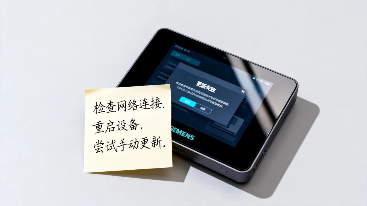 西门子updated为什么更新失败？更新失败怎么办