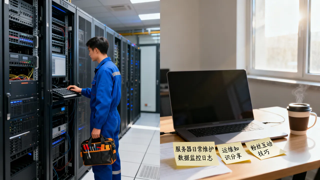 服务器运维是做什么的，服务器运维博主怎么运营才能赚钱？