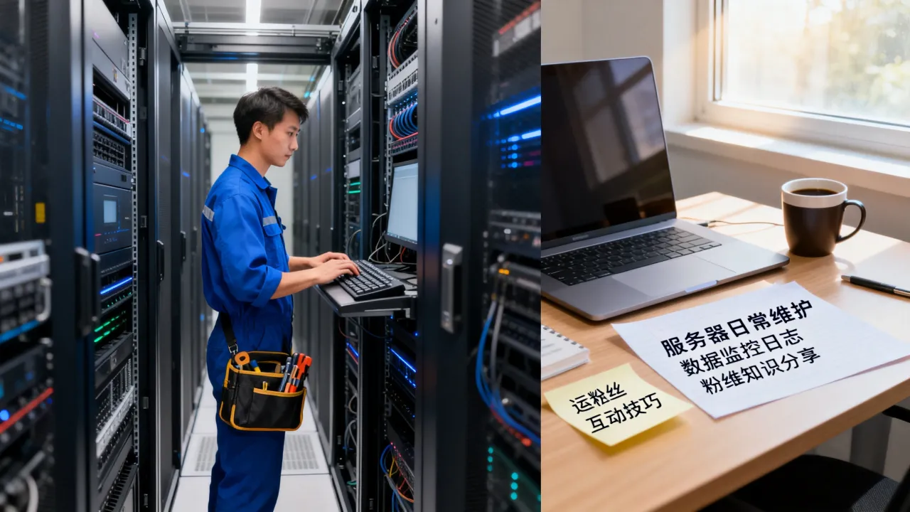 服务器运维是做什么的，服务器运维博主怎么运营才能赚钱？