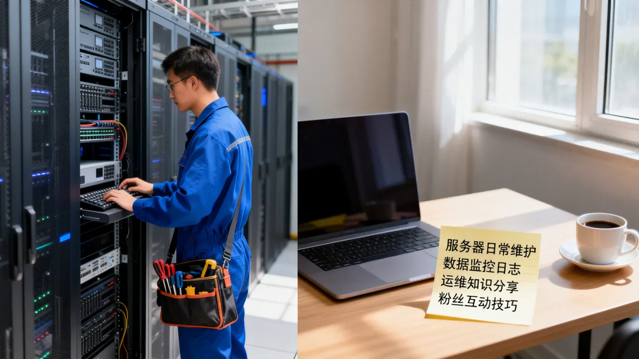 服务器运维是做什么的，服务器运维博主怎么运营才能赚钱？