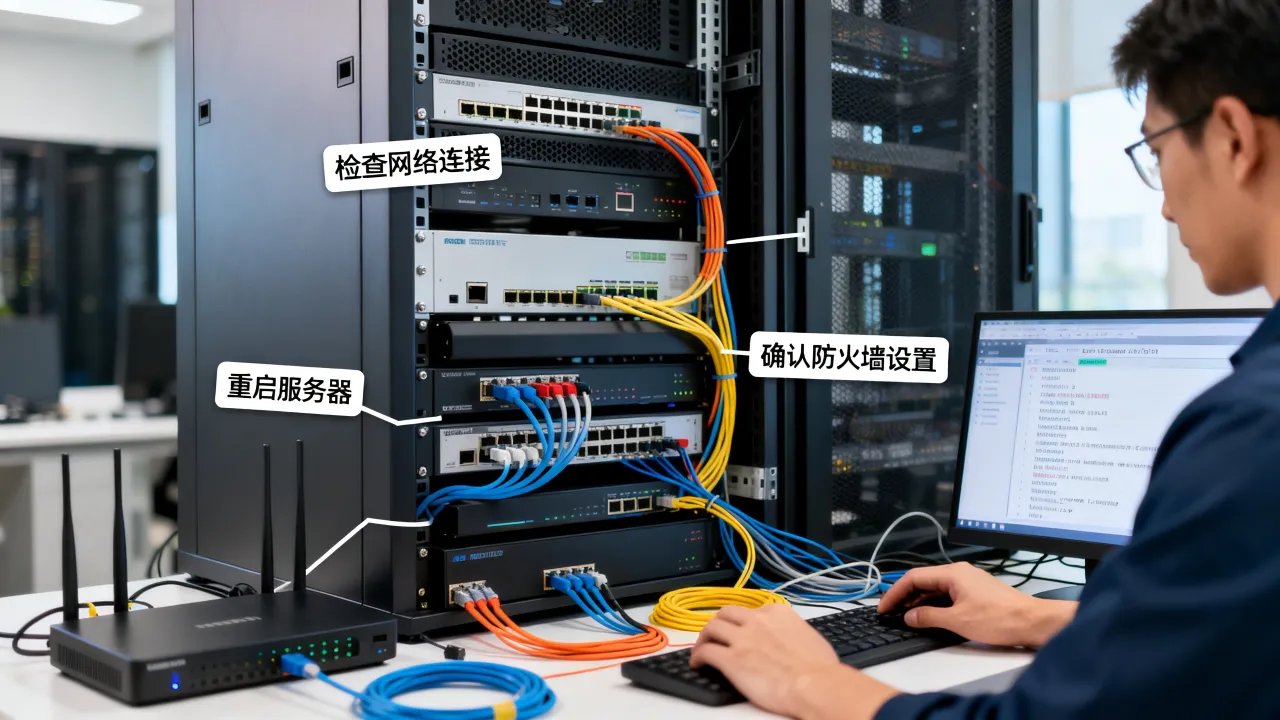 拓维服务器通讯连接失败如何解决，是什么原因导致的