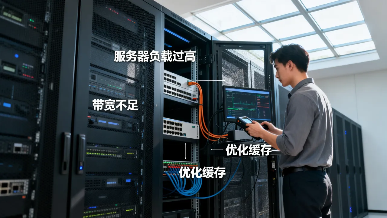 人多的服务器为什么卡？人多时服务器卡顿怎么办？