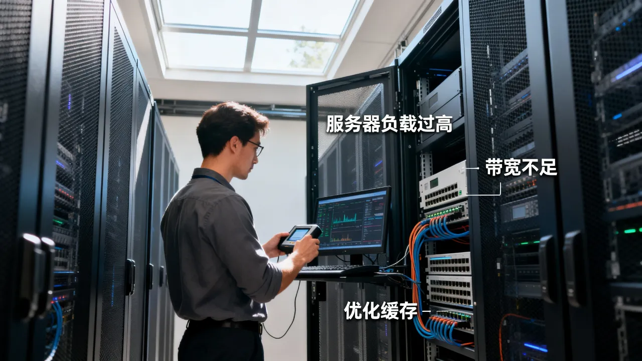 人多的服务器为什么卡？人多时服务器卡顿怎么办？